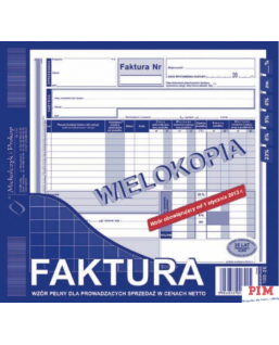 100-2E Faktura VAT MICHALCZYK&PROKOP 2/3 A4 80 kartek