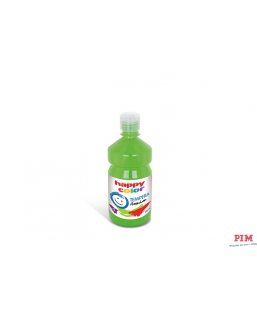 Farba TEMPERA Premium 500ml jasnozielona HAPPY COLOR HA 3310 0500-51