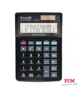 Kalkulator TOOR TR2296 12 pozycyjny wodoodporny