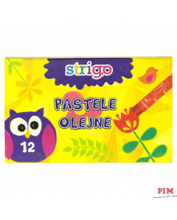 Pastele olejne 12 kolorów STRIGO SSC027