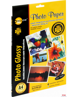 Papier foto YELLOW ONE A4 200g A20 błyszczący (L4G200) LASER 150-1378