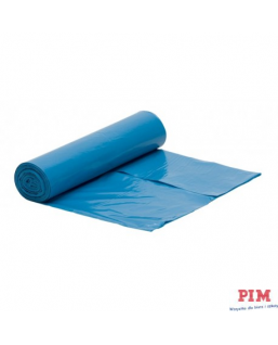 Worki na śmieci 120l 25szt. DOTTS super mocne (LDPE) 32mic niebieskie