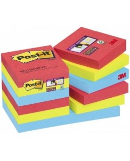 Bloczek samoprzylepny POST-IT_ Super Sticky (622-12SS-JP), 47,6x47,6mm, 12x90...