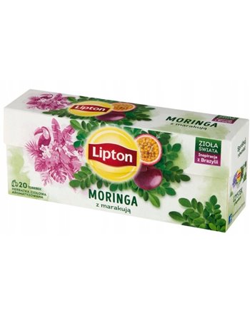 Herbata Lipton Moringa z marakują 20 torebek