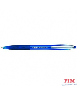 Długopis ATLANTIS PREMIUM niebieski BIC metal clip 902132