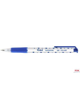 Długopis S-FINE automatyczny niebieski TO-069 TOMA