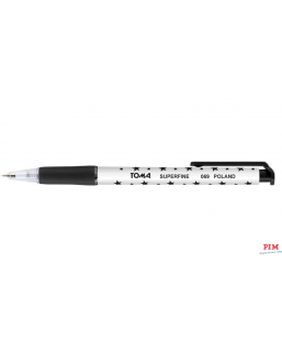 Długopis S-FINE automatyczny czarny TO-069 TOMA