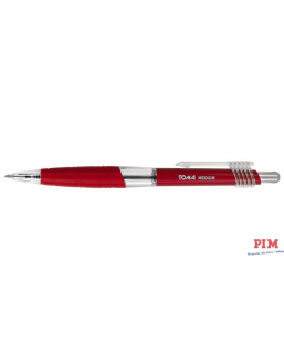 Długopisy automatyczny MEDIUM 1.0mm czerwony TOMA TO-038