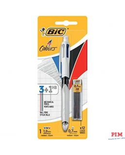 Długopis 4 Colours z ołówkiem MULTIFUNCTION BCL BIC 942104