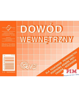 K-13 Dowód wewnętrzny A6 MICHALCZYK&PROKOP