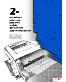 F-111-2 2-odcinkowe polecenie przelewu MICHALCZYK&PROKOP A4 100 kartek