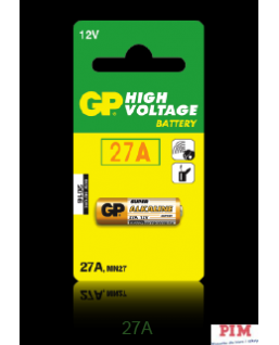 Bateria alkaliczna wysokonapięciowa GP MN27 12.0V GPPBA27AF000