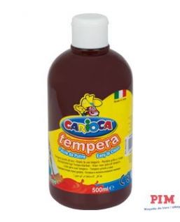 Farba TEMPERA brąz CARIOCA 500ml 170-2355