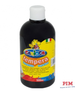 Farba TEMPERA czarna CARIOCA 500ml 170-2358