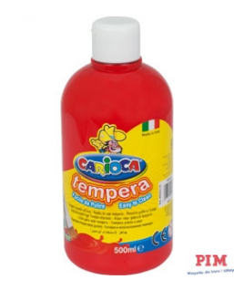 Farba TEMPERA czerwona CARIOCA 500ml 170-2359