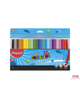 Flamastry COLORPEPS OCEAN 24 kolorów ETUI 845722 MAPED