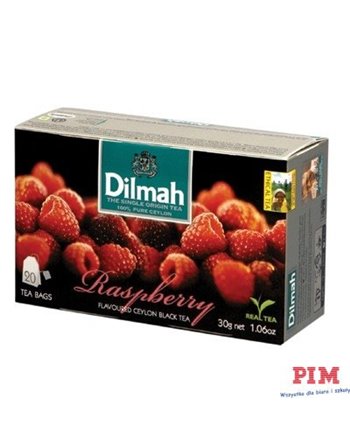 Herbata DILMAH ARONAT MALINY (20 saszetek) 85041 czarna
