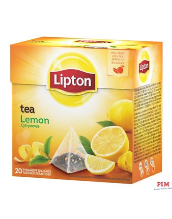 Herbata LIPTON piramidka cytryna (20 saszetek)