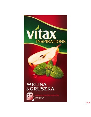 Herbata VITAX Inspirations Melisa&Gruszka (20 saszetek) 40g