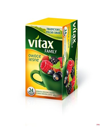 Herbata VITAX FAMILY OWOCE LEŚNE (24 saszetek)