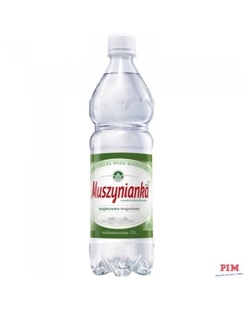 Woda MUSZYNIANKA 0.6l niskogazowana 8szt zgrzewka kaucja