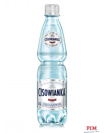 Woda CISOWIANKA 0.5l lekko gazowana kaucja
