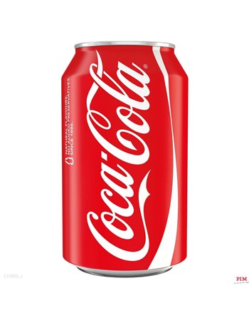 Napój COCA COLA 0.33l PUSZKA (kaucja)