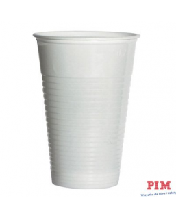 Kubek plastikowy biały 200ml (100szt)