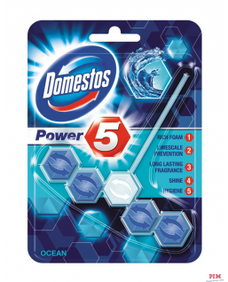 Zawieszka do toalety KOSTKA POWER5 OCEAN 55g DOMESTOS