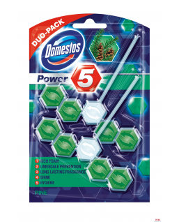 Zawieszka do toalety POWER5 DUO PINE 2x55g DOMESTOS