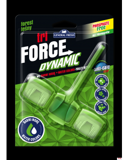 Zawieszka do WC TRI FORCE barwiąca 54g las GENERAL FRESH