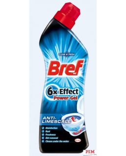 Płyn żel do WC BREF Tornada 700/750ml Lime scale 0658