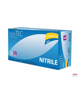 Rękawice diagnostyczne Nitrile niebieskie 100szt. rozmiar L