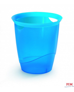 Kosz na śmieci 16l niebieski przezroczysty DURABLE 1701710540
