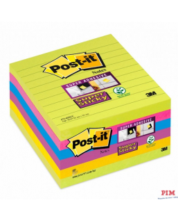 Bloczki 3M POST-IT 675-6SS 100x100mm linia Super Sticky 6x90k 70005253334