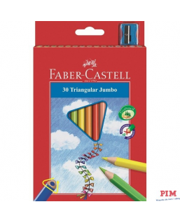 Kredki trójkątne FABER-CASTELL Junior Grip 30 kolorów 116530 FC