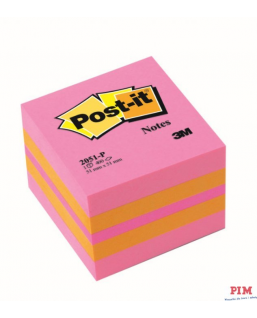 Bloczek 3M POST-IT 51x51mm różowy 400k 2051P FT510091737