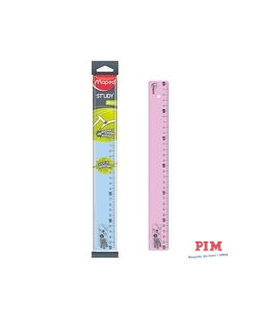 Linijka STUDY 30cm mix 2 kolorów MAPED 245510