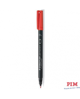 Foliopis permanentny B 314 czerwony STAEDTLER LUMOCOLOR S314-2