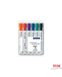 Marker suchościeralny 351 WP6 6szt w etui STAEDTLER