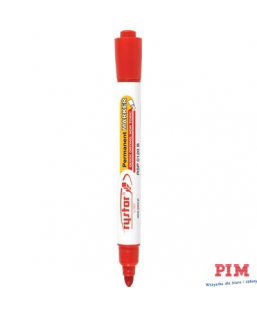 Marker permanentny RYSTOR RSP-0120/B czerwony 432-001