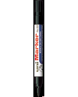 Marker permanentny UNI NO-520 okrągły czarny