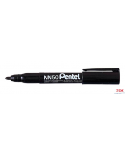 Marker permanentny NN50 czarny okrągła końcówka PENTEL