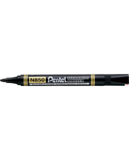 Marker permanentny N850 czarny okrągła końcówka PENTEL