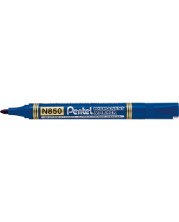 Marker permanentny N850 niebieski okrągła końcówka PENTEL
