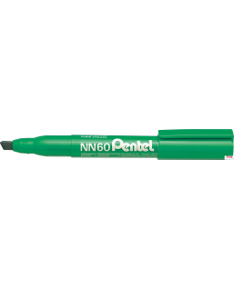 Marker permanentny NN60 zielony ścięta końcówka PENTEL