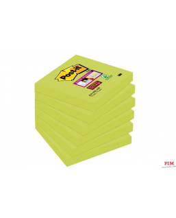 Bloczki 3M POST-IT 76x76mm zielone Super Sticky 1x90kartek 70005255867