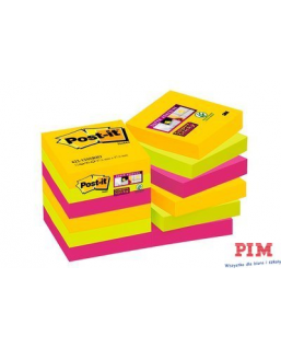 Bloczki 3M POST-IT 47.6x47.6mm RIO 12x90k Super Sticky 70005271518