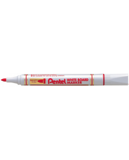 Marker do tablic PENTEL czerwony MW85B okrągła końcówka dł.linii 250 m