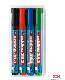 Marker flipchart ścięty 1-5mm czarny EDDING 383/001/C